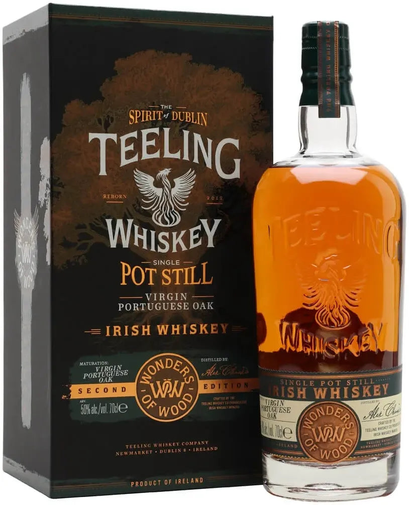 Buy Teeling Wnders of Wood Single Pot Still Portugese Oak Whiskey with Gift Box 700ml Online at Barrel and Batch