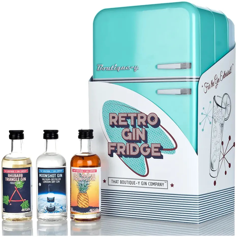 That Boutique-y Gin Company Retro Gin Fridge Tin 8 x 50ml-Spirits-That Boutique-y Gin Company-Afterpay-Alcohol-Delivery-Barrel-and-Batch-