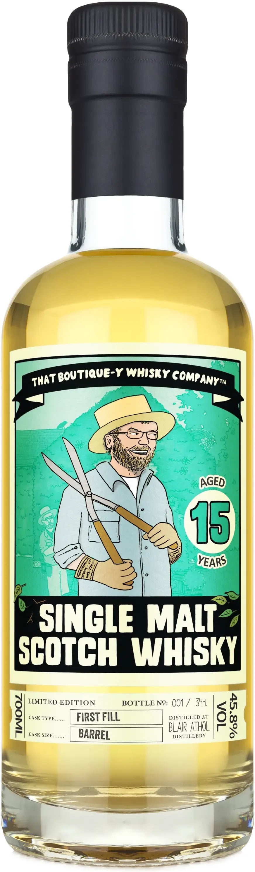 Buy That Boutique-y Whisky Company Blair Athol 15 Year Old Limited Edition Single Malt Scotch Whisky 700ml Online at Barrel and Batch