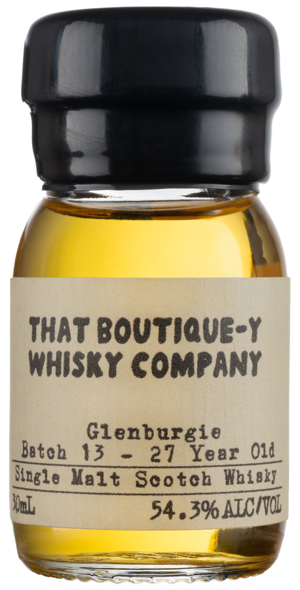 That Boutique-y Whisky Company 27 Year Old Glenburgie Single Malt Whisky 30ml | Barrel & Batch