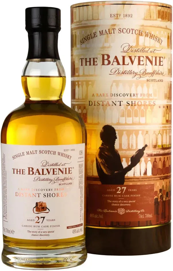 The Balvenie 27 Year Old Distant Shores Single Malt Scotch Whisky 700ml-Spirits-The Balvenie-Afterpay-Alcohol-Delivery-Barrel-and-Batch-