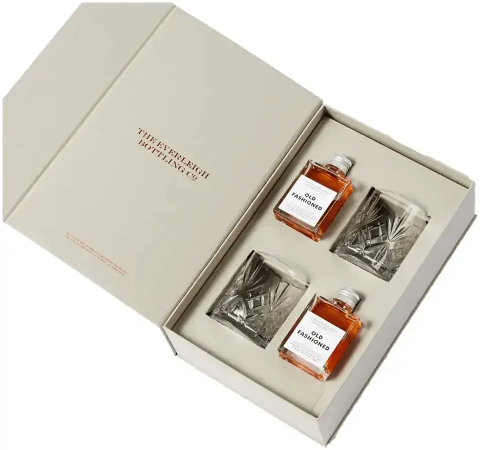 Buy The Everleigh Bottling Co Two Of A Kind Old Fashioned & Glasses Gift Set 85ml Online at Barrel and Batch