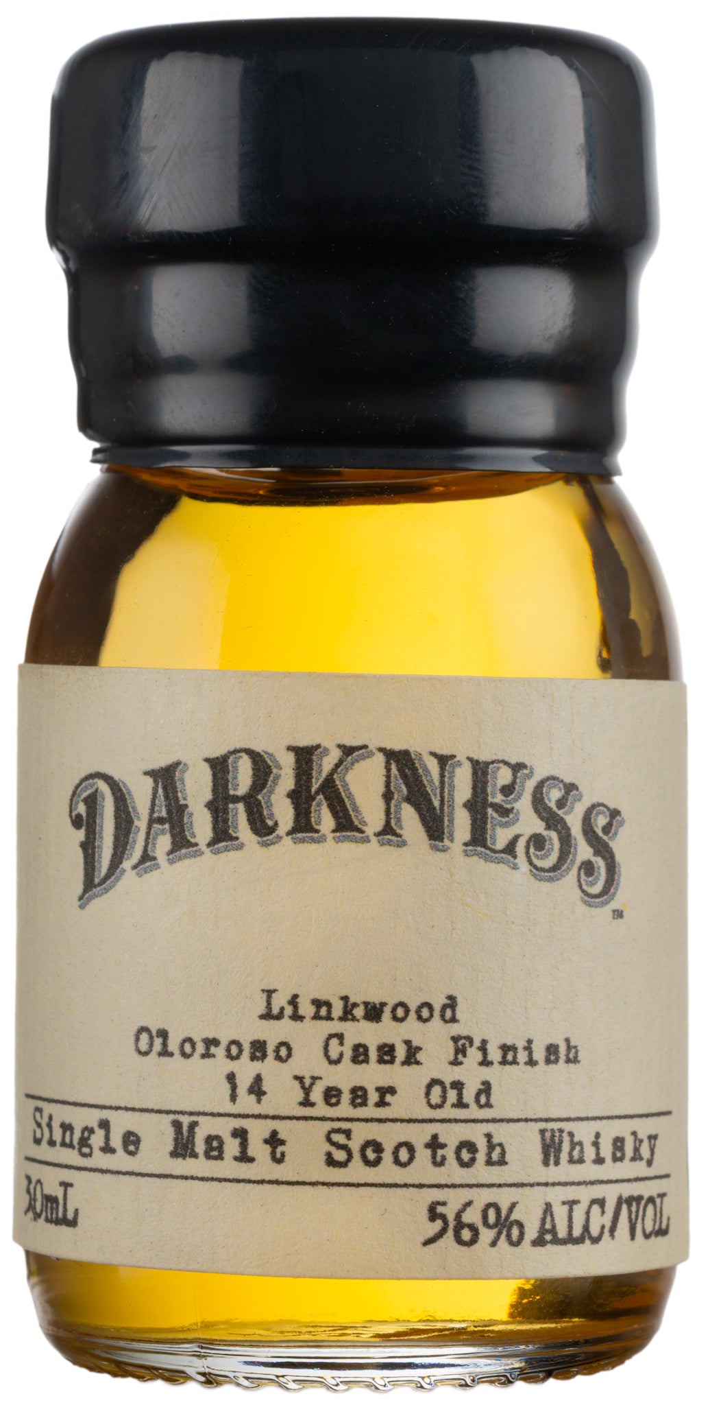 Darkness Linkwood 14 Year Old Oloroso Single Malt Scotch Whisky 30ml | Barrel & Batch