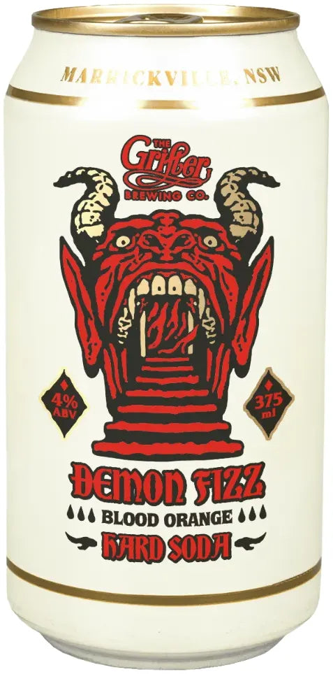 The Grifter Brewing Co. Demon Fizz Hard Soda 4% 24 Pack Cans 375ml | Barrel & Batch