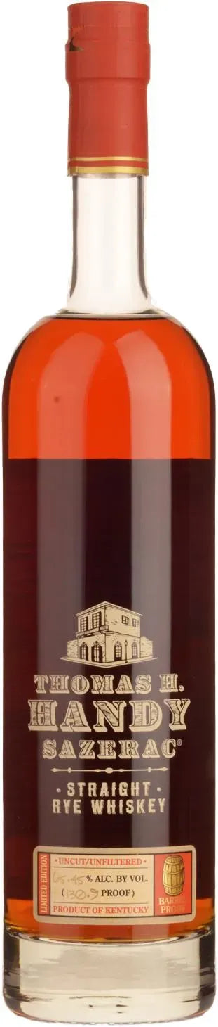 Thomas H. Handy Straight Rye Whiskey 65.45% 130.9 Proof 2022 Release 750ml-Spirits-Buffalo Trace Distillery-Afterpay-Alcohol-Delivery-Barrel-and-Batch-