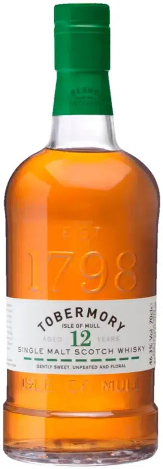 Buy Tobermory 12 Year Old Single Malt Scotch Whisky 700ml Online at Barrel and Batch