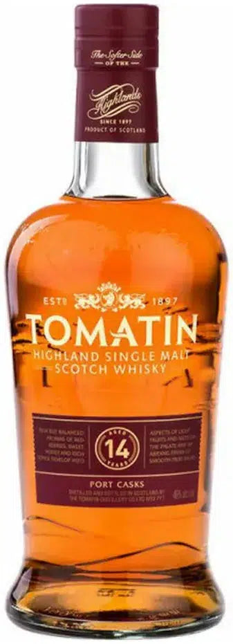 Tomatin 14 Year Old Portwood Single Malt Whisky 700ml-Spirits-Tomatin-Afterpay-Alcohol-Delivery-Barrel-and-Batch-