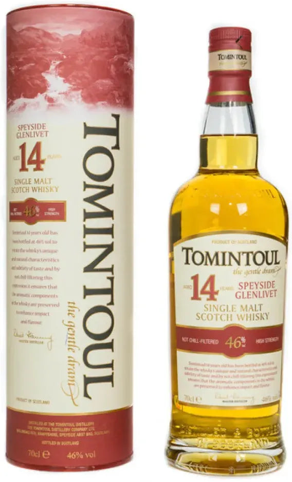 Tomintoul 14 Year Old Single Malt Scotch Whisky 700ml-Spirits-Tomintoul-Afterpay-Alcohol-Delivery-Barrel-and-Batch-