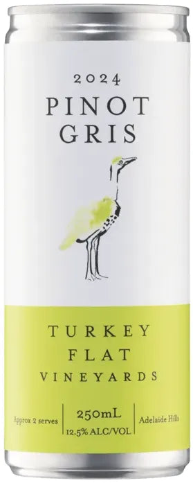 Buy Turkey Flat Pinot Gris 24 Pack Cans 250ml Online at Barrel and Batch