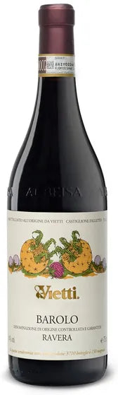 Buy Vietti Castiglione, Piemonte Barolo Ravera DOCG 2019 750ml Online at Barrel and Batch