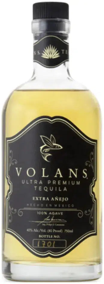 Volans Ultra Premium Extra Anejo Tequila 750ml-Spirits-Volans-Afterpay-Alcohol-Delivery-Barrel-and-Batch-