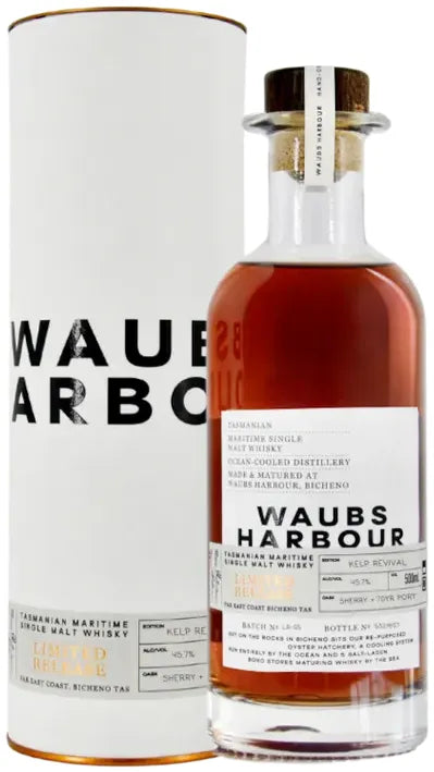 Buy Waubs Harbour Kelp Revival Single Malt Whisky 500ml Online at Barrel and Batch