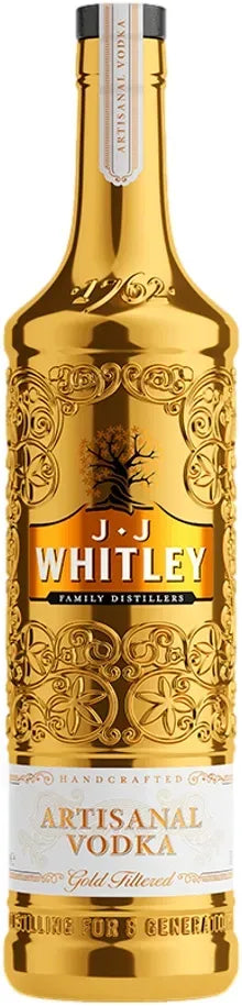 Whitley Neill Artisanal Vodka Gold 700ml-Spirits-Whitley Neill-Afterpay-Alcohol-Delivery-Barrel-and-Batch-