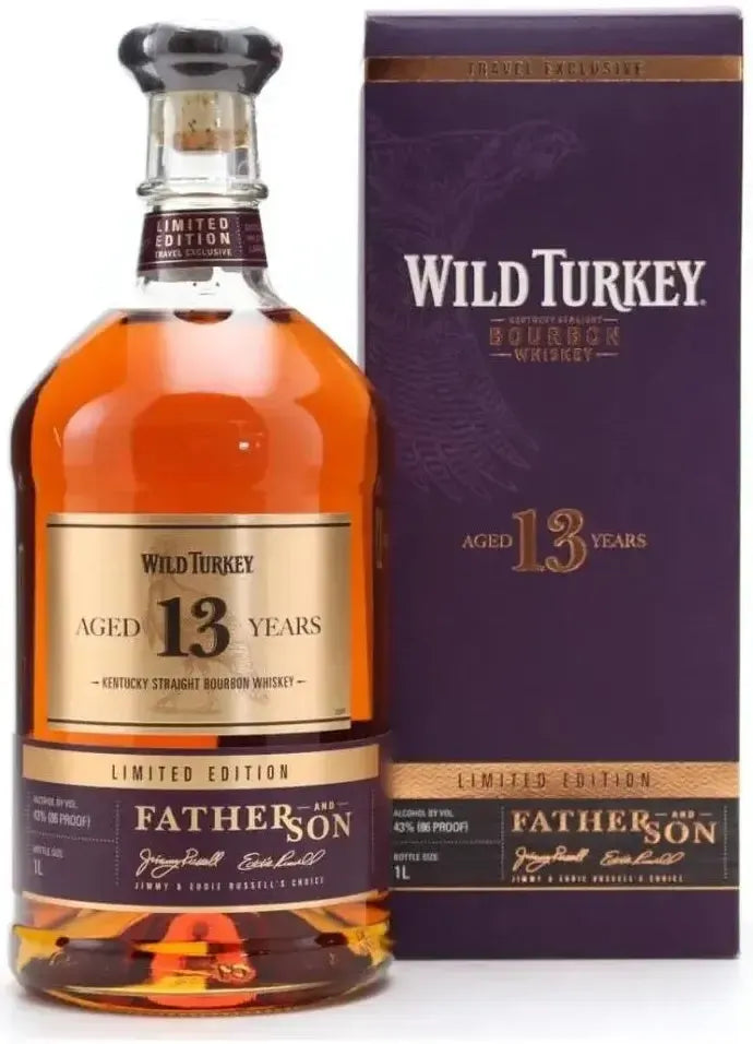 Buy Wild Turkey 13 Year Old Father & Son Bourbon Whiskey 1L Online at Barrel and Batch