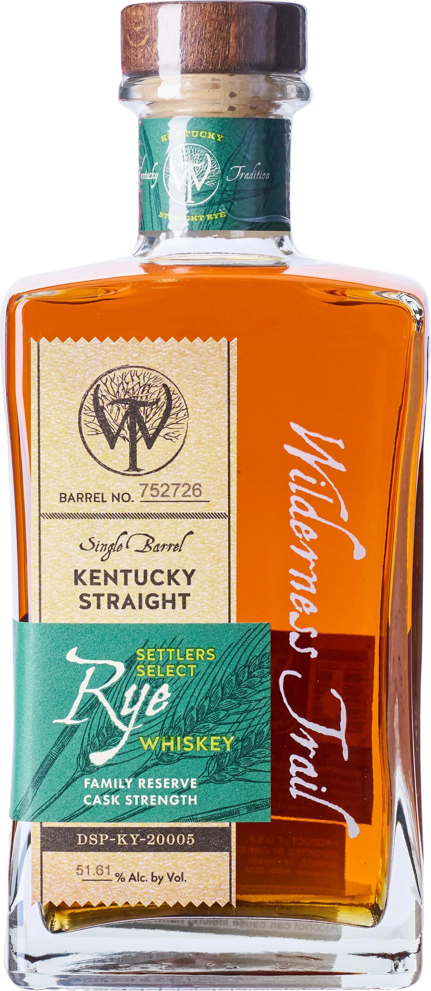 Buy Wilderness Trail Barrel No. 752726 Rye Whiskey 700ml Online at Barrel and Batch