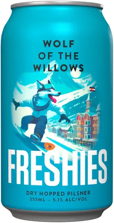 Wolf Of The Willows Freshies Dry Hopped Pilsner 355ml-Beer-Wolf Of The Willows-Afterpay-Alcohol-Delivery-Barrel-and-Batch-