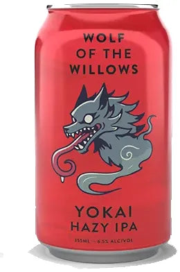 Wolf Of The Willows Yokai Hazy IPA 355ml-Beer-Wolf Of The Willows-Afterpay-Alcohol-Delivery-Barrel-and-Batch-