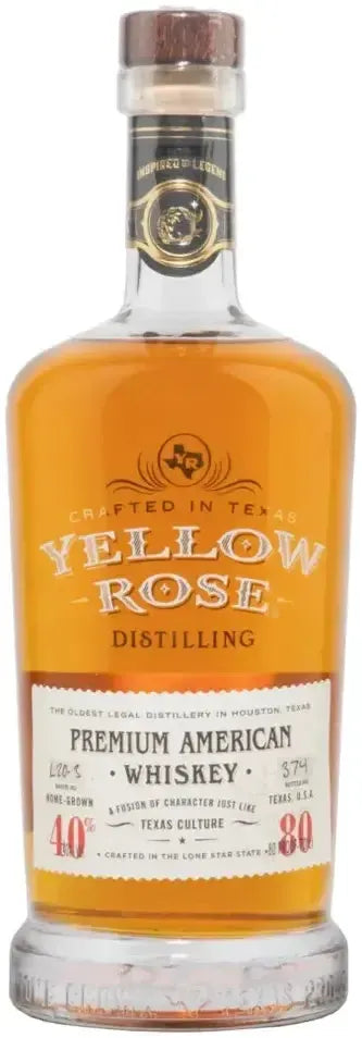 Buy Yellow Rose Premium American Whiskey 700ml Online at Barrel and Batch