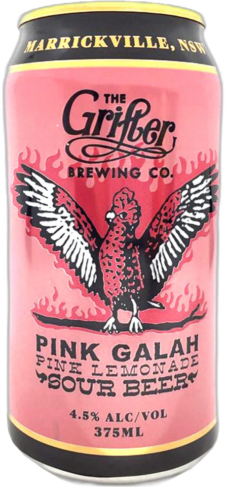 The Grifter Brewing Co. Pink Galah Pink Lemonade Sour 375ml Can