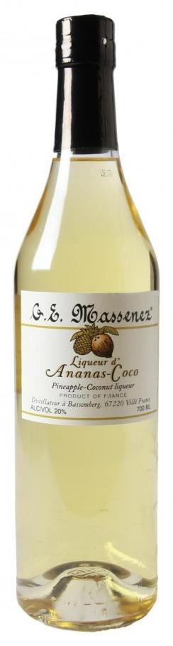 Massenez Pineapple Coconut Liqueur Ananas Coco 700ml