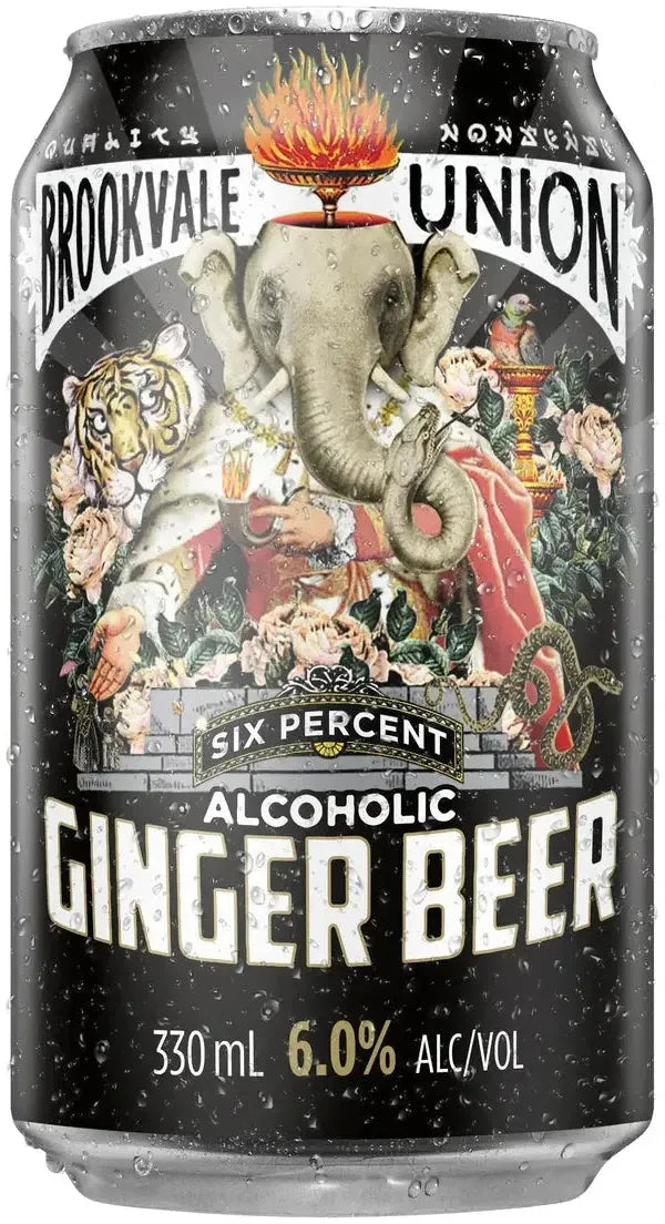 Brookvale Union Ginger Beer 6% 6% 4 Pack Cans 330ml | Barrel & Batch