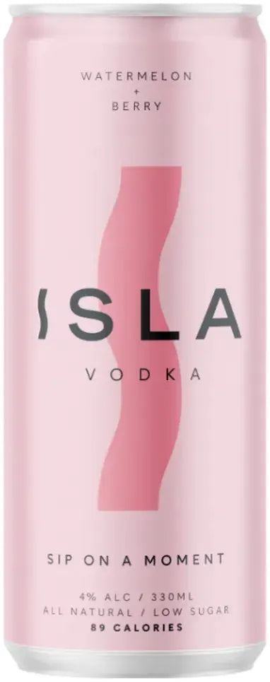 Isla Rtd Watermelon Berry 4% 4 Pack Cans 330ml | Barrel & Batch