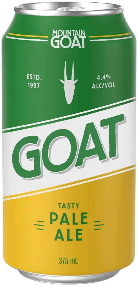 Mountain Goat Tasty Pale Ale 4.4% 24 Pack Cans 375ml | Barrel & Batch