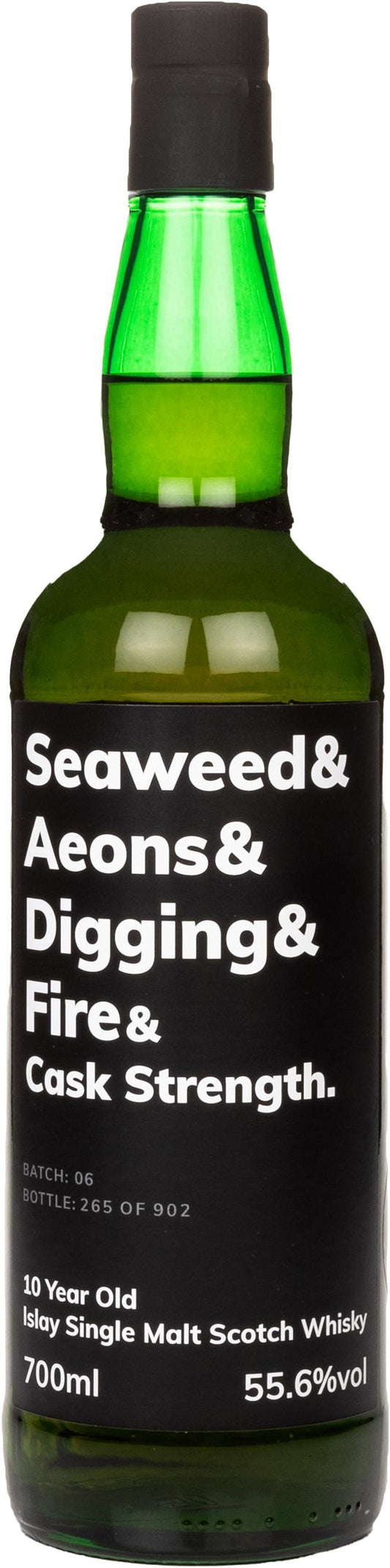 Seaweed & Aeons & Digging & Fire & Cask Strength 10 Year Old Single Malt Scotch Whisky 700ml