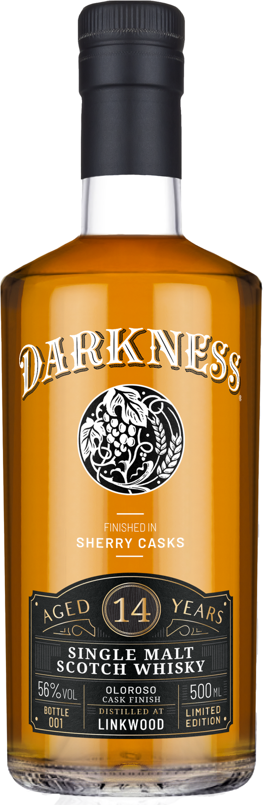 The Darkness Linkwood 14 Year Oloroso Single Malt Scotch Whisky 500ml