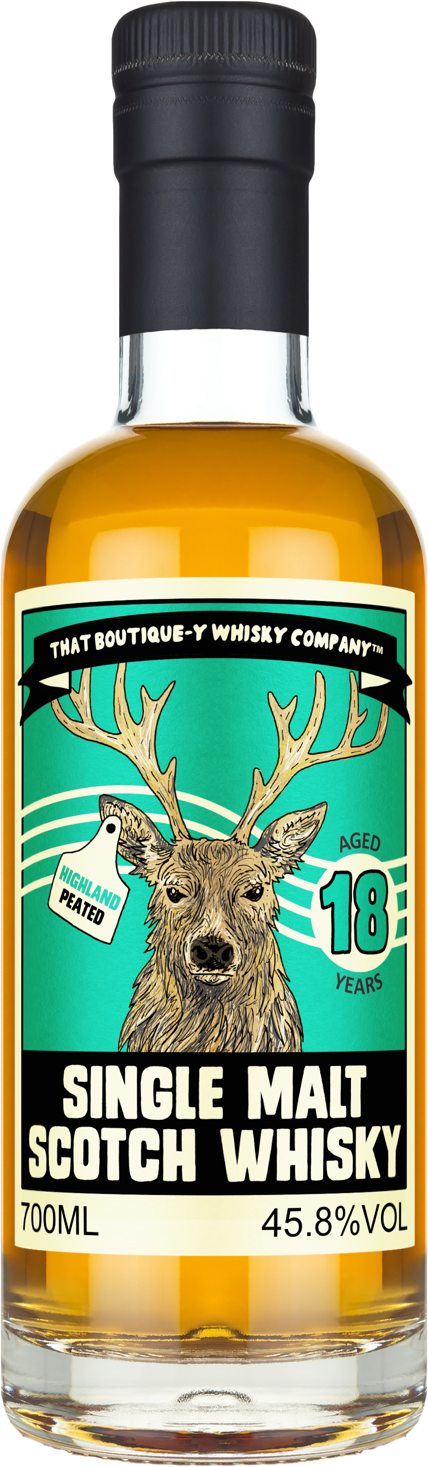 That Boutique-Y Whisky Company 18 Year Old Peated Highland Single Malt Scotch Whisky 700ml