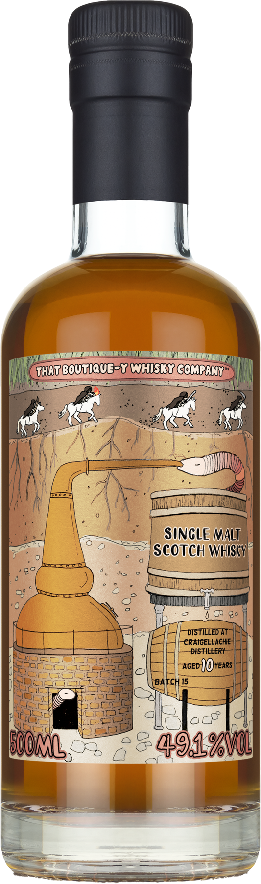 That Boutique-Y Whisky Company Craigellachie 10 Year Batch 15 Single Malt Scotch Whisky 500ml