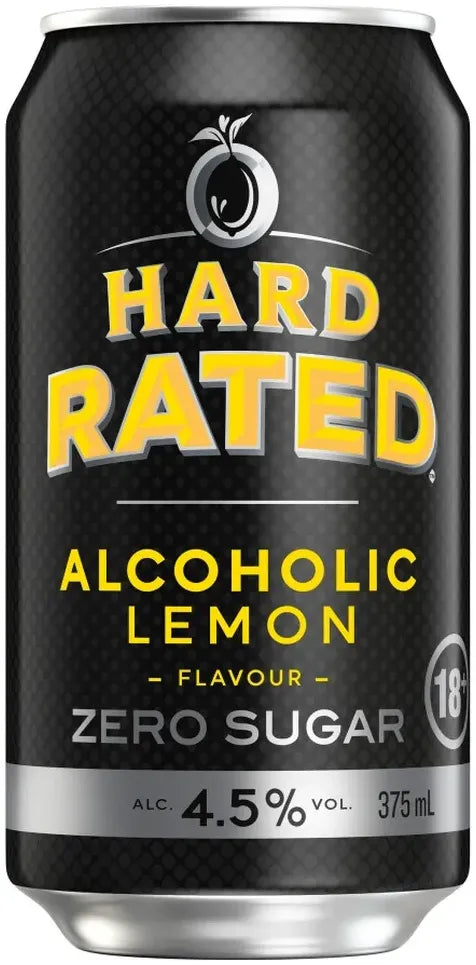 Hard Rated Lemon Zero Sugar 4.5% 30 Pack Cans 375ml | Barrel & Batch