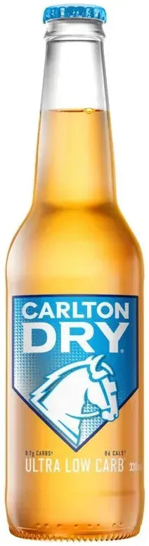 Carlton Dry Ultra Low Carb 4.5% 24 Pack Bottles 330ml | Barrel & Batch