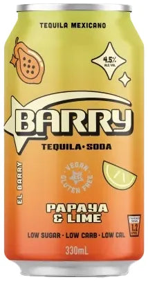 Barry Papaya & Lime 4.5% Cans 330ml | Barrel & Batch