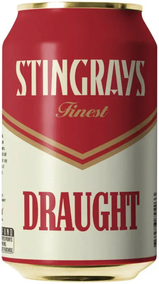 Stingrays Draught 4.5% 4 Pack Cans 355ml | Barrel & Batch