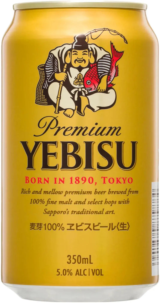 Yebisu Premium 5% 4 Pack Cans 350ml | Barrel & Batch