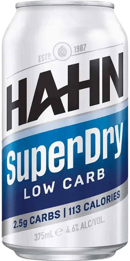 Hahn Super Dry Cube 4.6% 30 Pack Cans 375ml | Barrel & Batch