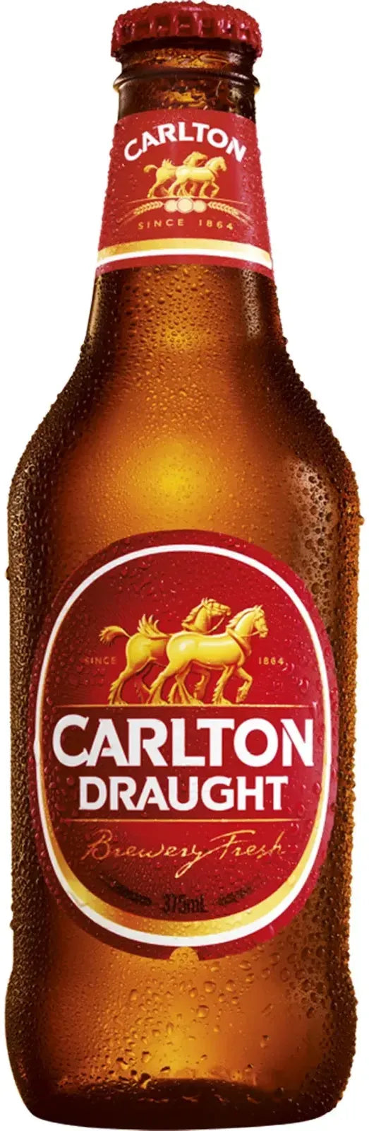 Carlton Draught 4.6% 24 Pack Bottles 375ml | Barrel & Batch