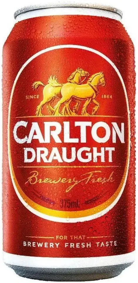 Carlton Draught 4.6% 24 Pack Cans 375ml | Barrel & Batch