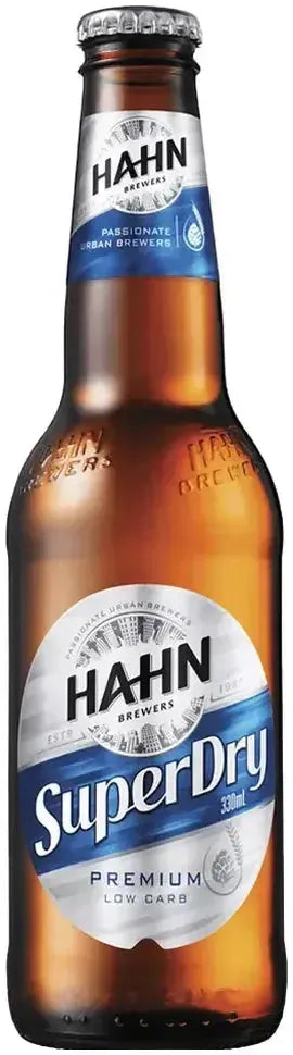 Hahn Super Dry 4.6% 24 Pack Bottles 330ml | Barrel & Batch