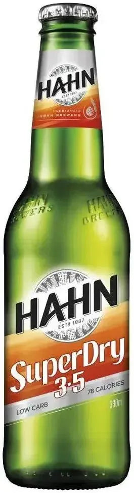 Hahn Super Dry 3.5% Bottles 330ml | Barrel & Batch