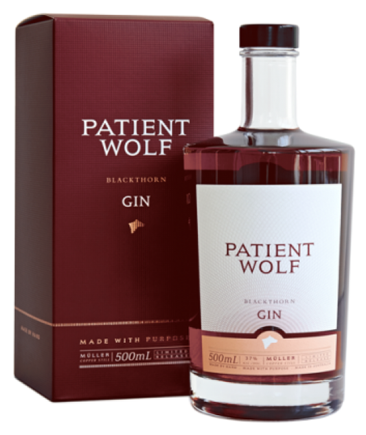 Patient Wolf Blackthorn Gin Gift Box 500ml