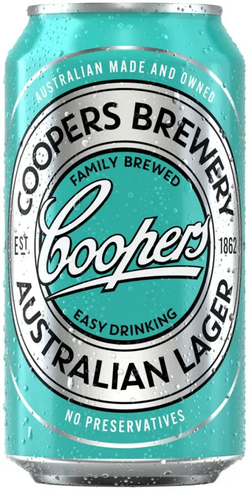 Coopers Australian Lager 4.2% Cans 375ml | Barrel & Batch
