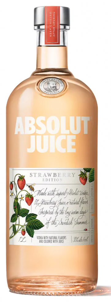Absolut Juice Edition Strawberry Vodka 500ml