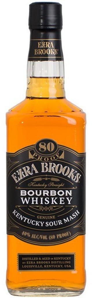 Ezra Brooks Kentucky Straight Bourbon Whiskey 1lt