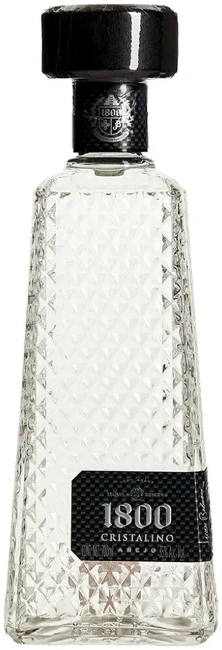 1800 Tequila Cristalino Anejo Tequila 750ml-Spirits-1800 Tequila-Afterpay-Alcohol-Delivery-Barrel-and-Batch-