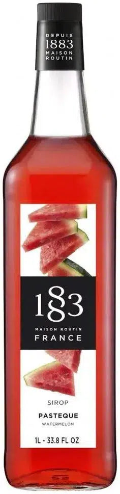 1883 Watermelon Syrup 1L-Non-Alcoholic-1883-Afterpay-Alcohol-Delivery-Barrel-and-Batch-