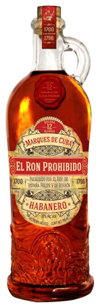 El Ron Prohibido 12 Years Habanero Rum 700ml
