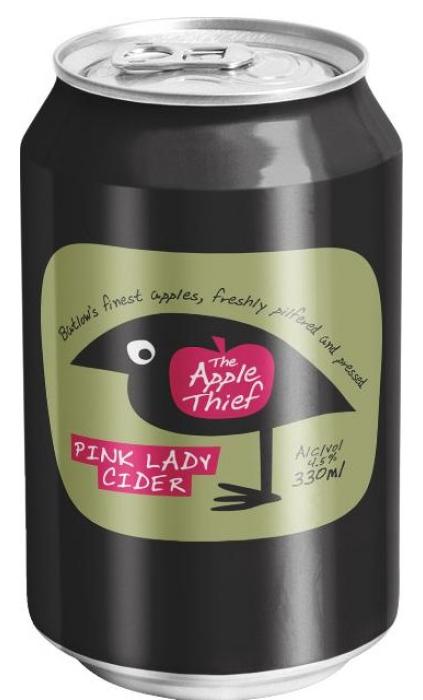 Apple Thief Pink Lady Non-alcoholic Cider Can 330ml