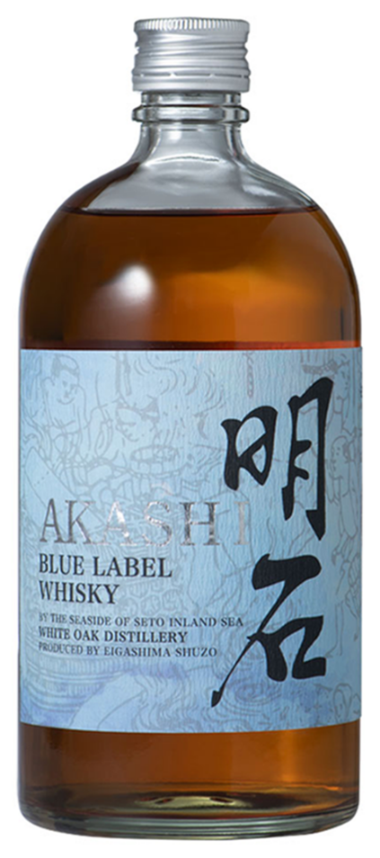Akashi White Oak Blue Oak Blended Japanese Whisky 700ml
